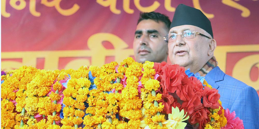 मङ्सिर ४ पछि एमाले सरकार बन्ने अध्यक्ष ओलीको दाबी